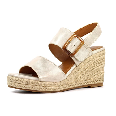 Lunar Rochester Beige Wedge Sandal