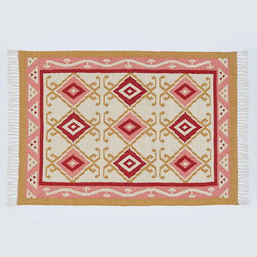 Weaver Green Heraldic Rug 150x 90 - Gwynevere