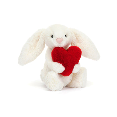 Jellycat Little Red Heart Bashful Bunny