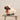 Richard Lang Plush Standing Sheep Soft Toy with Google Eyes and Striped Scarf
