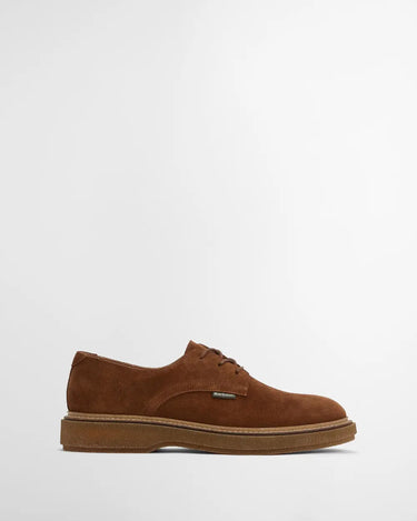 Barbour Harefield Derby Shoe in Toffee Suede