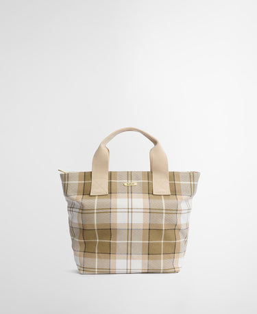 Barbour Maisy Tartan Tote Bag in Safari