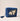 Elizabeth Scarlett Baby Elephant Conservation Navy Velvet Wash Bag