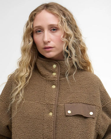 Barbour Mabel Fleece in Military Brown