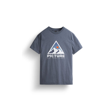 Picture Organic Authentic Tee in Dark Blue Melange