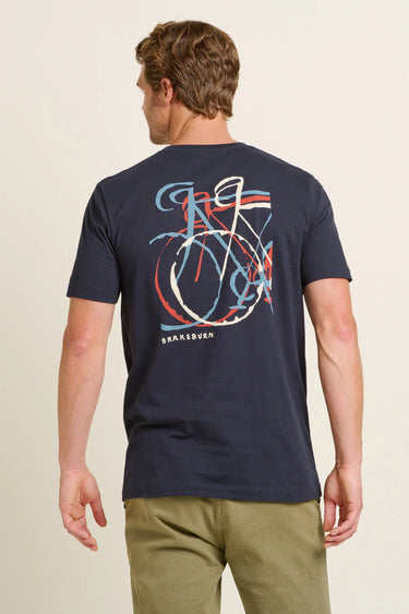 Brakeburn Abstract Bikes Tee