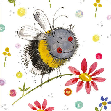 Alex Clark 'Bee & Flowers' Coaster