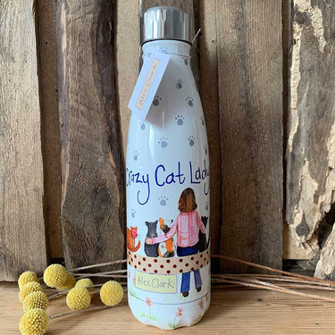 Alex Clark 'Crazy Cat Lady' Water Bottle