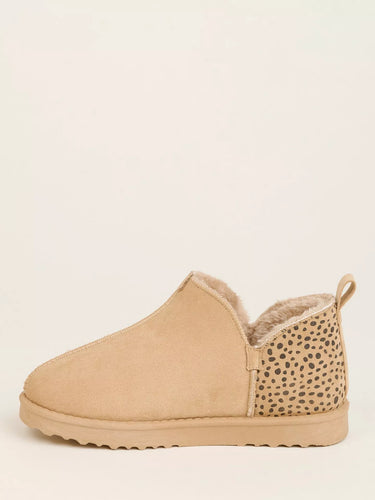 Brakeburn Leopard Print Mix Short Boots