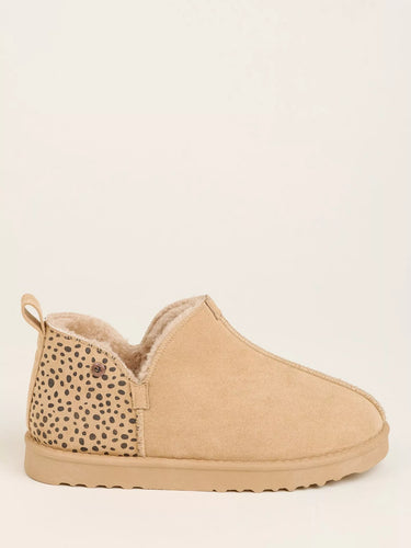 Brakeburn Leopard Print Mix Short Boots