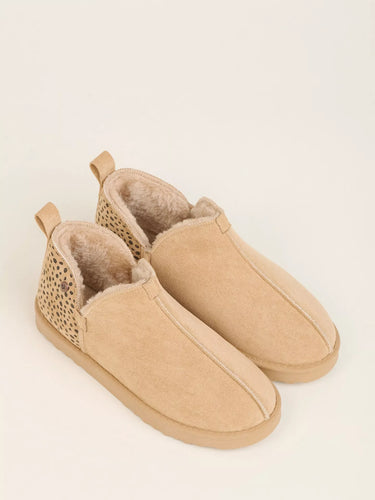 Brakeburn Leopard Print Mix Short Boots