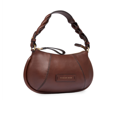 Bridge Leather Shoulder Bag In Brown 0449427J