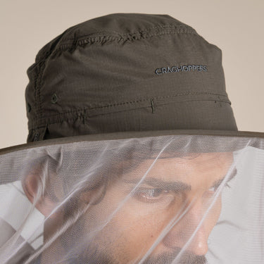 Craghoppers Men's NosiLife Ultimate Hat in Woodland Green
