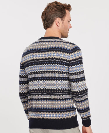 Barbour Case Fair Isle Crew Neck Jumper