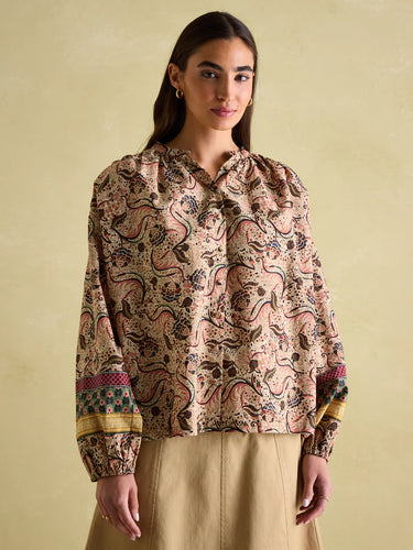 Joules Cecilia Paisley Blouse