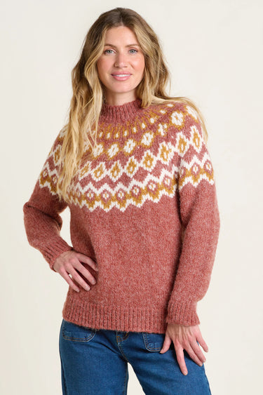 Brakeburn Chunky Knitted Fairisle Jumper