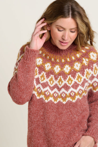 Brakeburn Chunky Knitted Fairisle Jumper