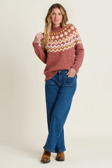 Brakeburn Chunky Knitted Fairisle Jumper