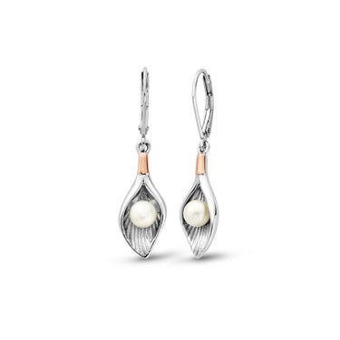 Clogau Beachcomber Shell Silver and Pearl Earrings 3SLYV0791