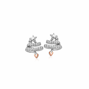 Clogau Christmas Tree Stud Earrings 3SCGS0710