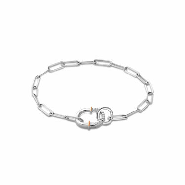 Clogau Connection Silver Bracelet 3SCRL0744