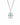 Clogau Royal Clogau® Sterling Silver Gateways Pendant with Swiss Blue Topaz - 3SEGW0728