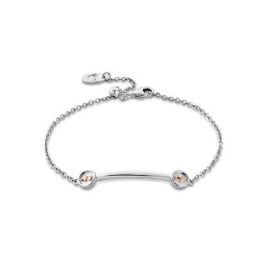 Clogau Tree Of Life Insignia Curve Silver Bracelet 3STOL0226