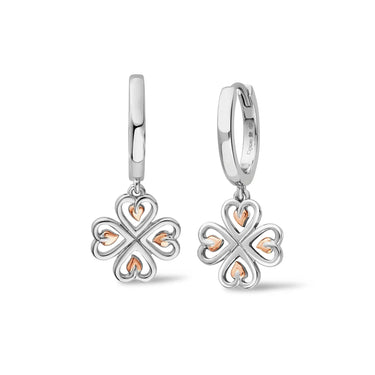 Clogau Tree Of Life Silver Drop Earrings 3STOL0739