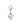 Clogau Insignia Sterling Silver Cariad® Charm 3SCAR0776