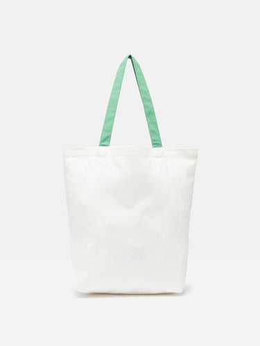 Joules Courtside Cream Tote Bag