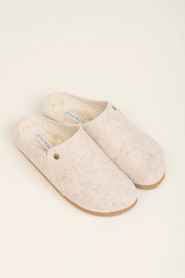 Brakeburn Cream Felted Slipper