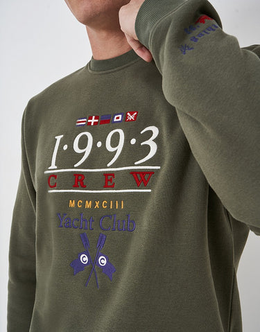 Crew Clothing 1993 Graphic Embroidered Crew Neck Sweatshirt