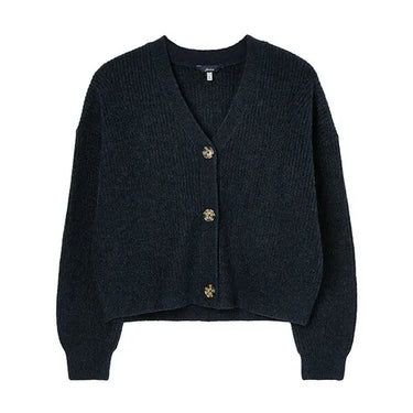 Joules Samantha Ribbed Knit Cardigan - French Navy