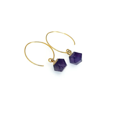 Annabella Moore 'Gold plated Gemstone Earrings'