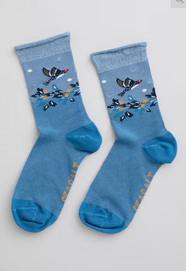 Seasalt Snowy Scenes Socks