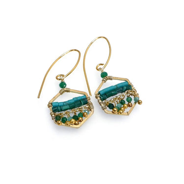 Annabella Moore Handcrafted & Gold Plated Earrings