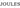 Joules logo in black text on a white background