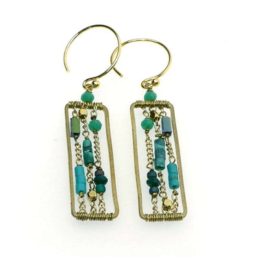 Annabella Moore Gold Plated Handcrafted Earrings