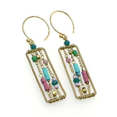 Annabella Moore Gold Plated Handcrafted Earrings