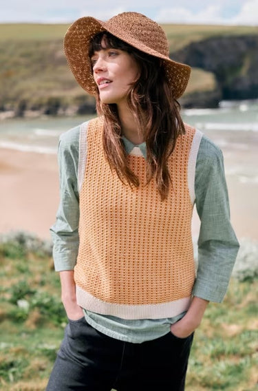 Seasalt Lichen Stone Knitted Vest