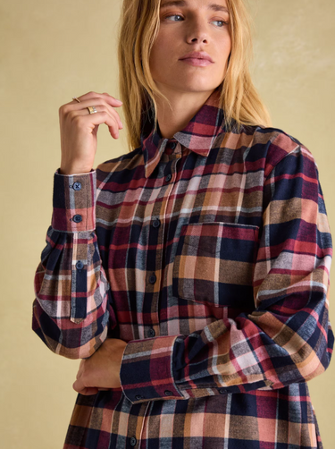 Joules Lorena Check Brushed Shirt