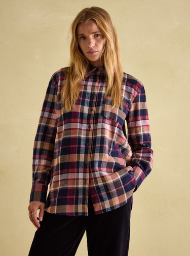 Joules Lorena Check Brushed Shirt