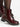 Lunar Allison Burgundy Patent Ankle Boot