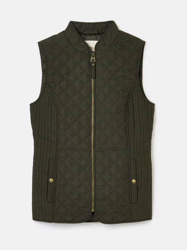 Joules Classic Minx Gilet in Rosemary Green