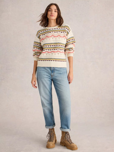 White Stuff Piper Pointelle Jumper