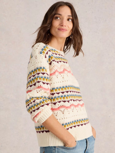 White Stuff Piper Pointelle Jumper