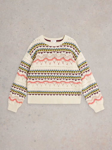 White Stuff Piper Pointelle Jumper