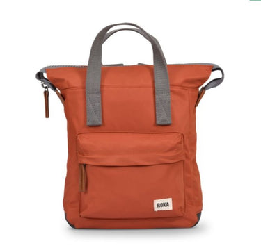 A Roka London Bags Bantry B Small Sustainable Nylon Bag with a strap.