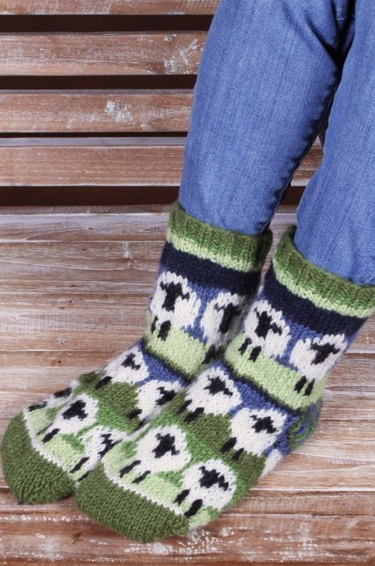 Pachamama Flock Of Sheep Sofa Socks