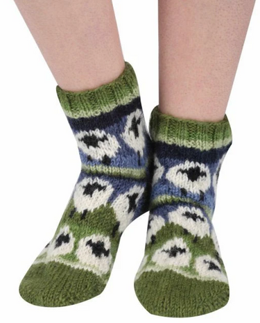 Pachamama Flock Of Sheep Sofa Socks